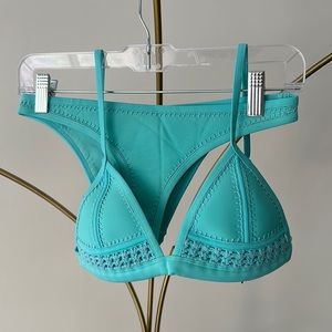 Turquoise blue Bikini SET - Australian Brand Triangle